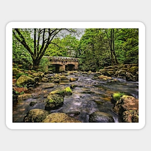 Shaugh Bridge & River Plym Sticker